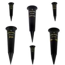 Load image into Gallery viewer, Personalised Memorial Spiked Vase