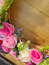 Load image into Gallery viewer, Luxury Rose and Hydrangea Spring Wreath
