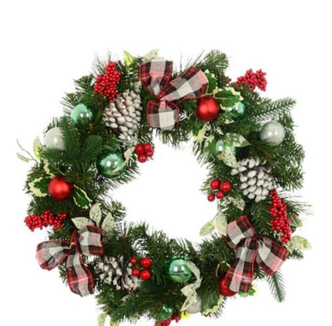 50cm Luxury Christmas Door Wreath