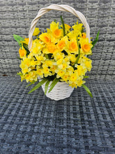 Load image into Gallery viewer, Spring Artificial Daffodil in White Basket
