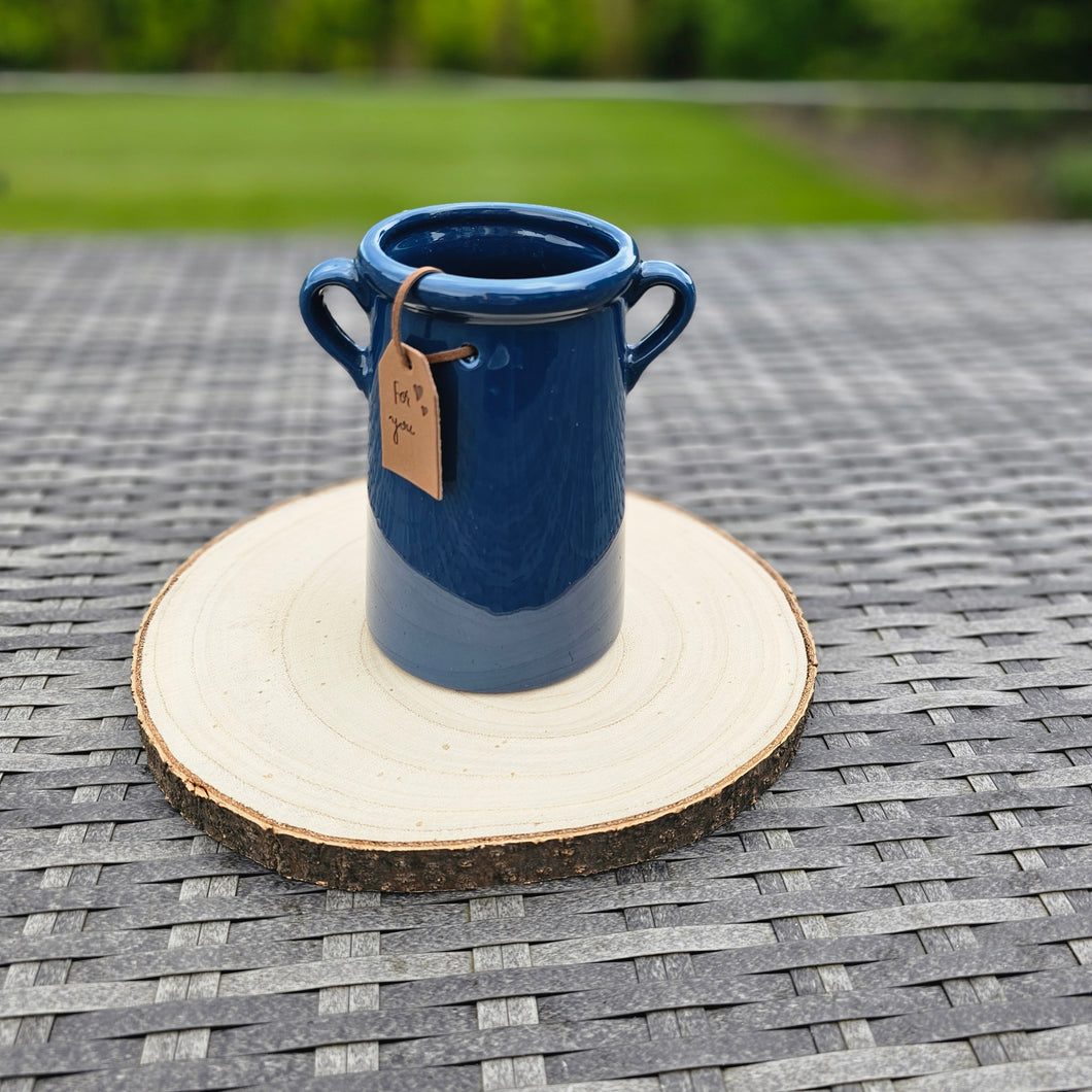 Blue Home Decor Vase