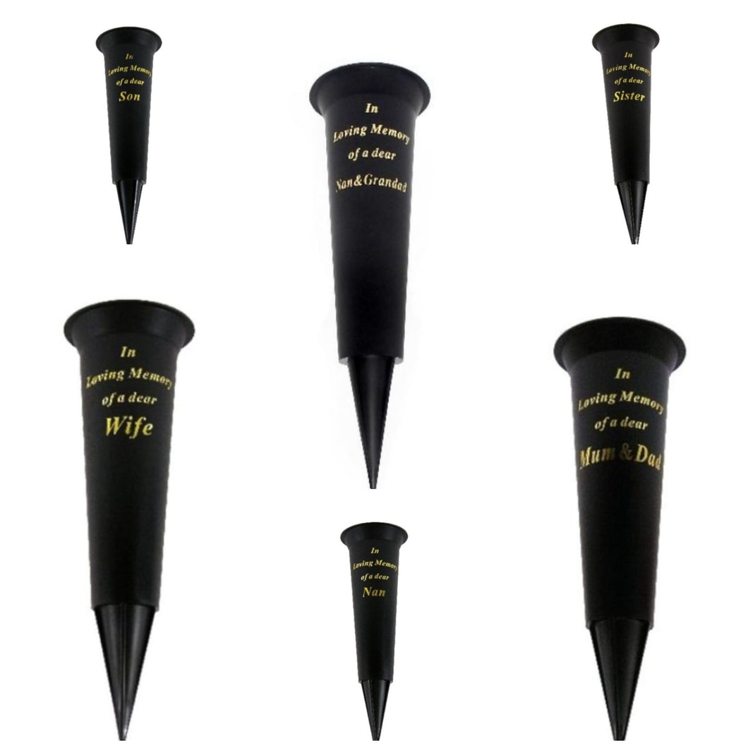 Personalised Memorial Spiked Vase