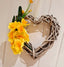 Spring Artificial Love heart Wreath