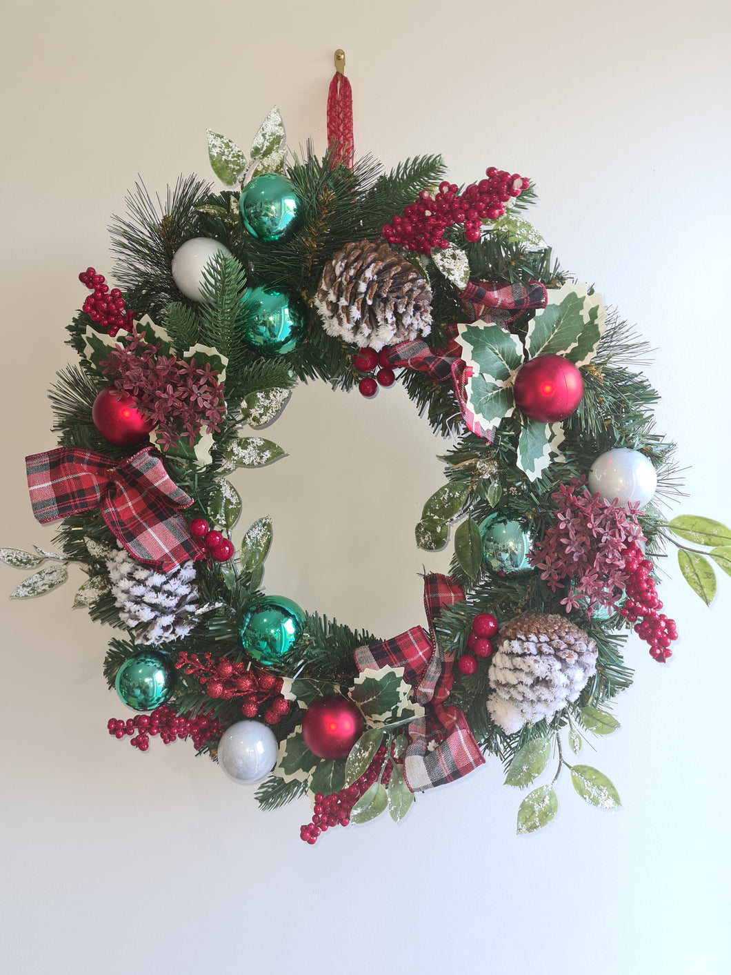 Large Christmas Fir Doorhanger
